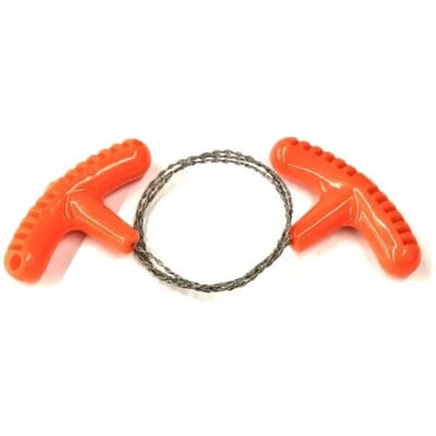 Buiten Pp Handvat Mini Zakzaag, Kampeer Survival Draadzaag, Roestvrij Staal Draadzaag, Watergras Zaag, Draagbaar Survival Gereedschap oranje
