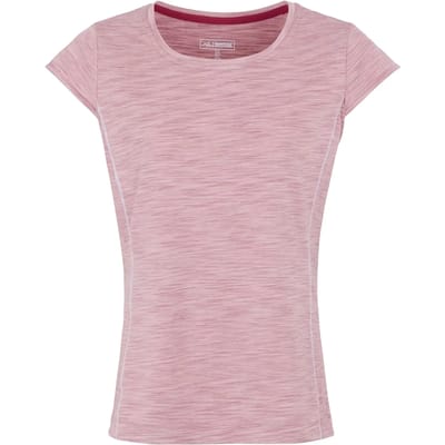 T-shirt Korte Mouwen Hiking Dames Textuurpatroon