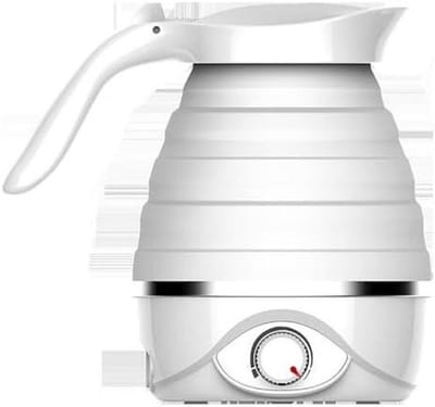 Opvouwbare Waterkoker - Reisboiler Draagbaar - Water Verwarmen - 5 Temperatuur Instellingen - 700ml - Wit