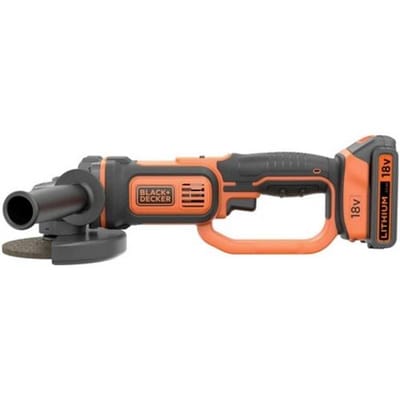 Black & Decker BCG720M1-QW Haakse accuslijper 125 mm Incl. accu, Incl. lader, Incl. accessoires 18 V 4.0 Ah