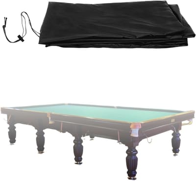 Biljarttafelhoes - Pooltafel beschermhoes - Tafel beschermen - Waterdicht Oxford Doek - 27 m - Zwart