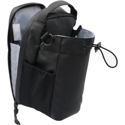 Magnetische Sporttas Grote Capaciteit Magnetische Draagtas Met Telefoonzak Draagbaar Gym Waterfles Zakje Gym Accessoires Organizer zwart