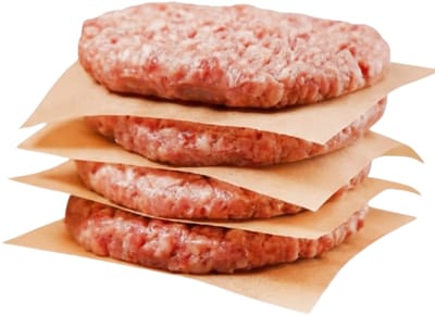 Famanu – Heavy duty burgerpapier 300 vellen 15x15 cm, ongebleekt scheidingspapier voor hamburgers en koekjes