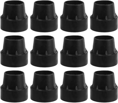 Trampoline poothoezen - Rubber dopjes - Stabiliteit verhogen - Antislip ontwerp - 16 stuks - Zwart