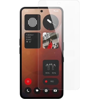 Amorus Nothing Phone (3a) Screenprotector Gehard Glas Transparant