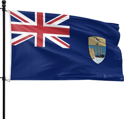 VlagDirect - Sint-Helenaanse vlag - Sint-Helena vlag - 90 x 150 cm.