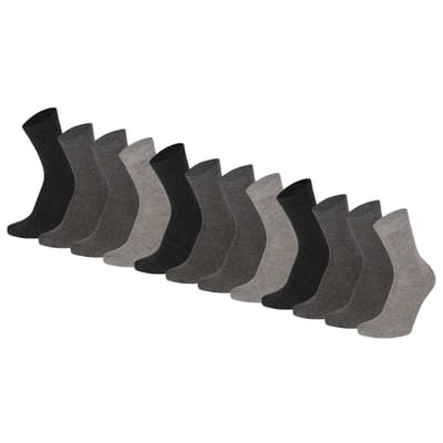 Morethansocks - Kindersokken - Unisex - Biologisch katoen - 12-Pack - Maat 23 t/m 38 - Kindersokken jongens