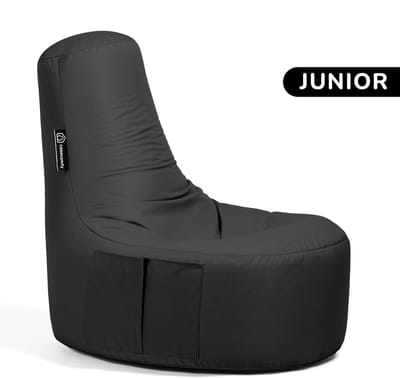 Casacomfy Gamer Junior - Zitzak - Kinderen - Waterbestendig - Binnen & Buiten - Zwart