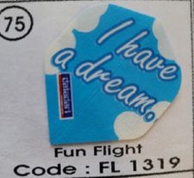 Dart Flights - 10 sets (30 stuks) - 75 micron - Fun Flights 1319