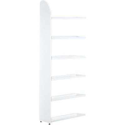 Open kast Dante®, stellingsectie, H 1900 x B 800 mm, zonder achterwand, wit