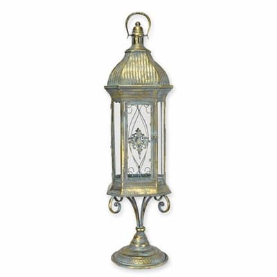 Boutique Trukado - Tinnen Lantaarn Rococo Stijl 86,5cm - bijzonder mooi en fijn ontwerp!