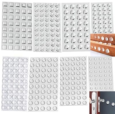 379 Stuks Elastische Buffers en Zelfklevende Rubber Pads voor Meubels en Deuren - Geluidsdemping en Antislip Oplossingen