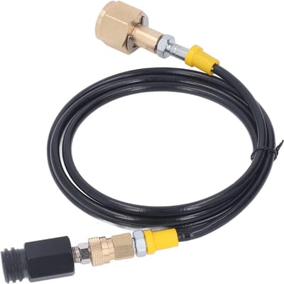 Soda Navuladapter CO2 Cilinder Patroon Vul Tank Connector met 60in Slang CGA320 Roestvrijstalen Slang