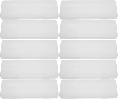 Batterijhouder AA - Batterijbox Organizer - Batterijen Opbergen - Stapelbaar Transparant - 10 Stuks - Transparant