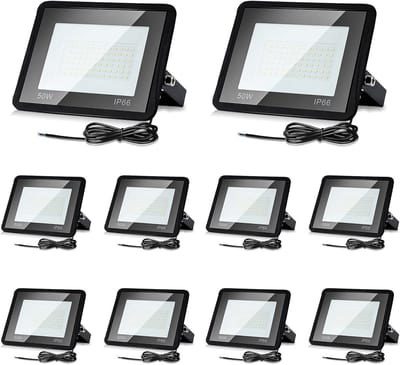 Krachtige Waterdichte LED Buitenverlichting 50W 4250LM Warm Wit IP66