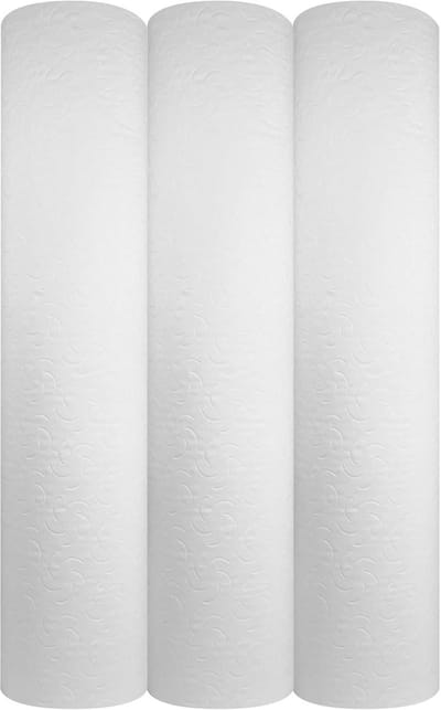 3 Rollen Dubbellaags Papier voor Massagetafel en Esthetiek | 56 cm Breed | 50 Meter Lang