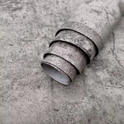 Wallways Zelfklevend Behang - Muurdecoratie - Waterbestendig en Hittebestendig - 60 cm x 10 m - Licht Beton