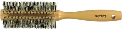 Natural brushing borstel in beukenhout met grote diameter