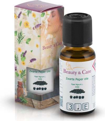 Zwarte Peper etherische olie - Beauty & Care - 20 ml. new