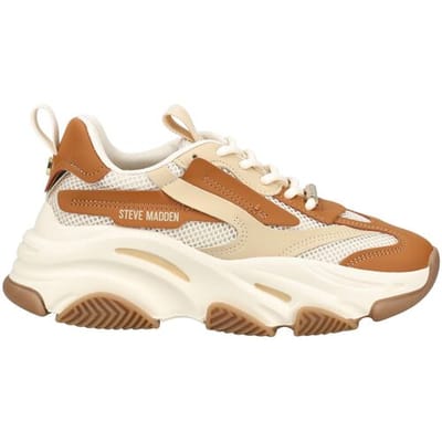 Steve Madden Possession-E Sneakers Laag - Cognac - Maat 37