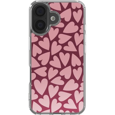imoshion Hoesje - Geschikt voor Apple iPhone 16 - Design hoesje - Hearty Blush