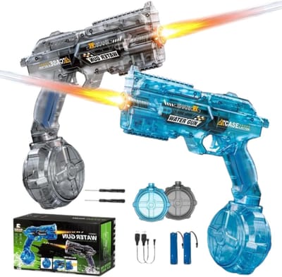 Thuys - Elektrisch Waterpistool - Automatische Watergun - Zomerse Watergevechten - Bereik van 10 Meter - 320ml Tank - Meerdere Kleuren