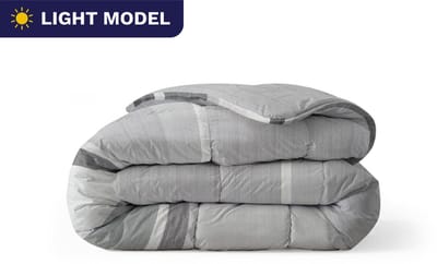 Zelesta Royalbed Light Abstract 200x200cm - Zomerdekbed zonder overtrek - 30 dagen proefslapen - Wasbaar hoesloos dekbed - Bedrukt dekbed - Zomerdekbed