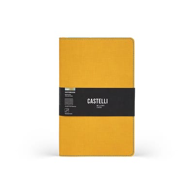 Notitieboek A5 Castelli Milano – 13×21 cm - Magician Hope – gelinieerd – luxe Italiaans design – Made in Italy