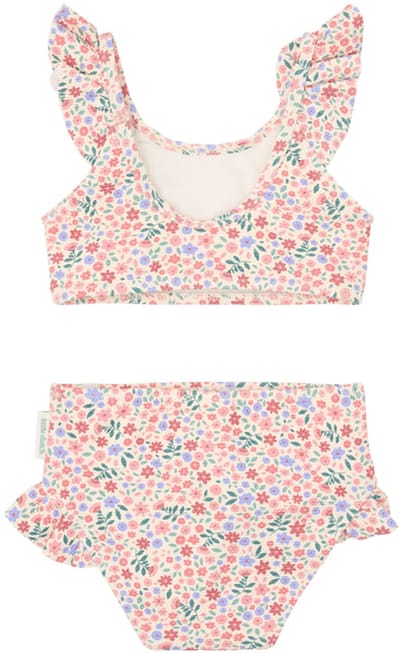 Little Dutch Bikini met Ruches - Dreamy Flowerfield - Maat 74/80