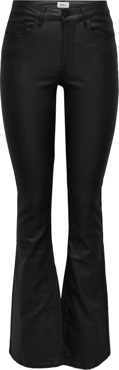 ONLY ONLBLUSH MID FLARED COATED PNT NOOS Dames Broeken - Maat XS X L32