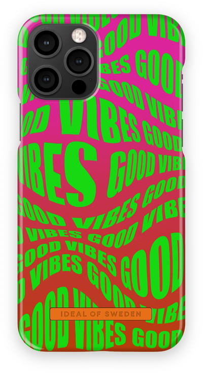 ideal of sweden fashion case geschikt voor Apple iphone 12/12 pro good vibes