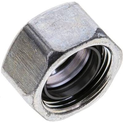 22 M30x2 End Cap Stalen NBR