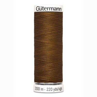 Gütermann Alles Naaigaren, Bruin  Nr. 019, 200 meter, Per stuk.