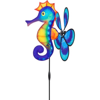 Windvanger HQ Spin Critter Seahorse 100750 Blauw 32 x 63 cm