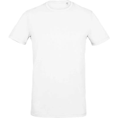 SOLS Heren Millenium Stretch T-Shirt (Wit)