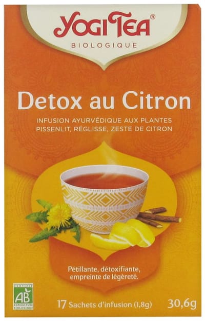 Yogi Tea Lemon Detox Organic 17 Zakjes