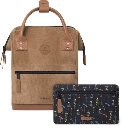 CABAIA - Rugzak Adventurer Small 10L Dubaï, Computercompartiment 10?5", Levenslange garantie, Brede opening - Bruin