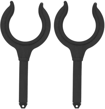 Dailygoods- Hengelhouder Draagbaar en Compact - Bootroeislotenset - Kunststof - Corrosiebestendig - Lichtgewicht - Versterkte Rubber Constructie - Roeihouder