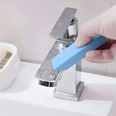 2 Stuks Kalkaanslag & Roest Verwijder Gum – Rubberen Reinigingsborstels voor Toilet, Badkamer, Keukenkraan, Tegels & Glas | Vlekverwijderaar Zonder Krassen