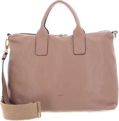 abro Leren Schoudertas Leather Dalia Shopper Monday Coconut Lichtbruin