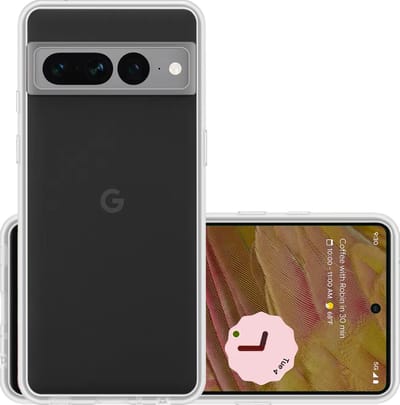 Hoesje - Geschikt voor Google Pixel 7 Pro - Sterk & Shockproof - Hoes Cover - Siliconen Case - Transparant