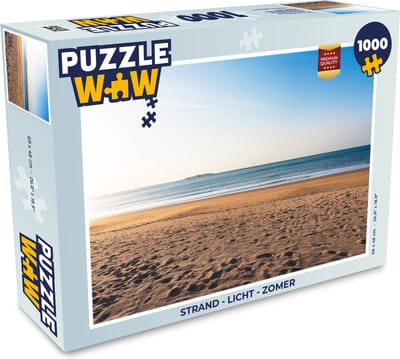 Puzzel Strand - Licht - Zomer - Legpuzzel - Puzzel 1000 stukjes volwassenen