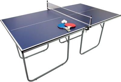 Opvouwbare tafeltennistafel - blauw - 102.5x181x76.5cm - speelklaar