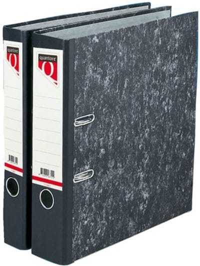 Ordner quantore a4 50mm karton gewolkt | 25 stuks