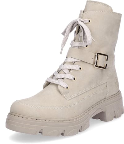 Rieker dames veterboot beige