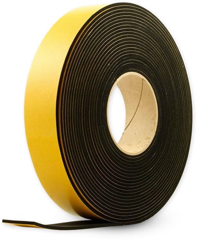Rubber tape 15m x 2in - Geluiddempende en thermische isolatie - Ideaal voor HVAC-projecten - Snel aan te brengen - SnelShoppen