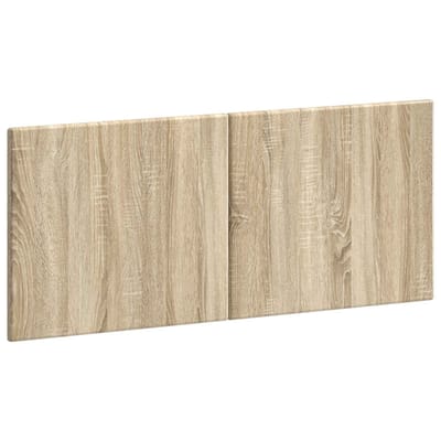 vidaXL - Wandgemonteerd - Hoofdbord - BREDA - Sonoma - Eiken - Bewerkt - hout