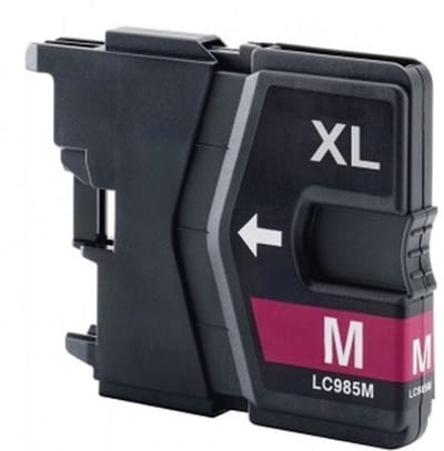 LC-985 XL Magenta - Huismerk inktcartridge compatible met Brother DCP 145C \ DCP 163C \ DCP 165C \ DCP 167C \ DCP 185C \ DCP 195C \ DCP 365CN \ DCP 375CW \ DCP 383C \ DCP 385C \ DCP 387C \ DCP 395CN \ DCP 585CW \ DCP 6690CW \ DCP J125 \ DCP J140W
