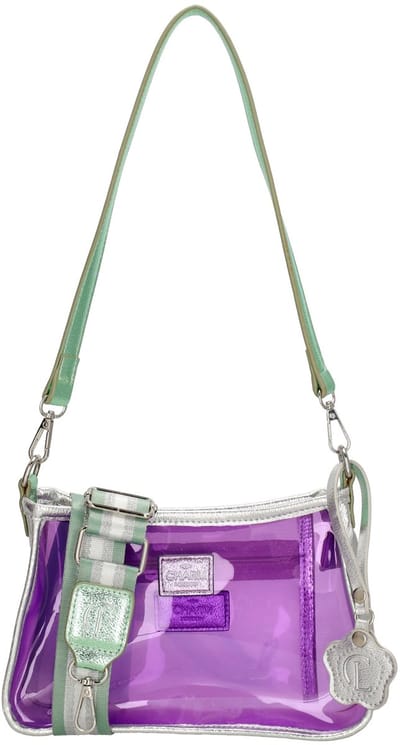 Charm London La Marina Schoudertas - Crossbody - Schouderband - Stijlvol - Airtaghouder - Paars