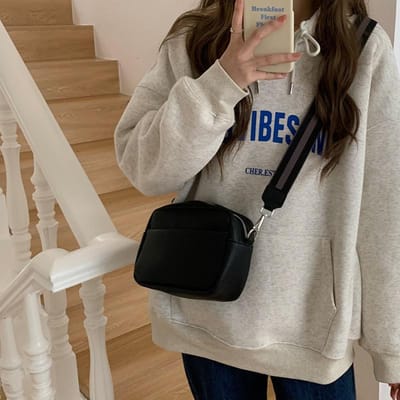Mode Dames Tas Nieuwe Effen Kleur PU Crossbody Tas Dames Tas Dames Schoudertas Kleine Vierkante Tas brown
